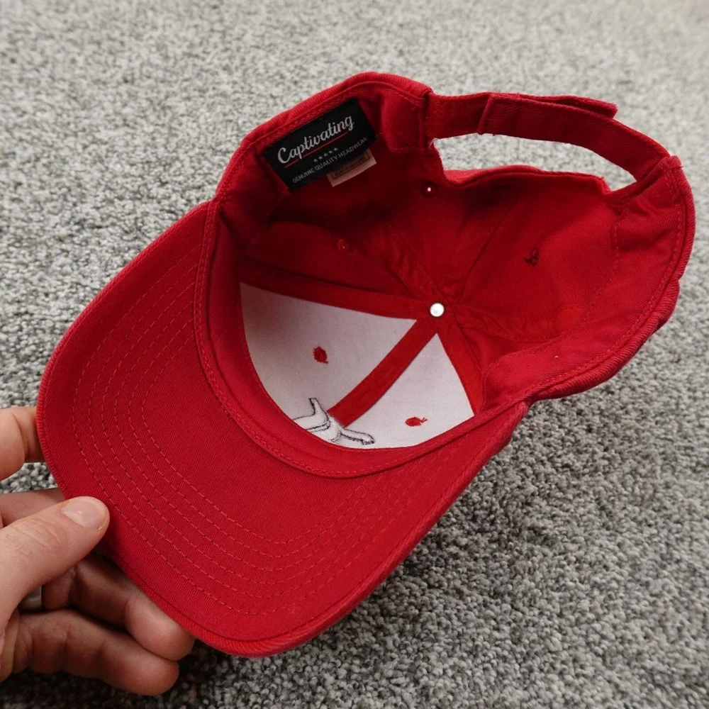 Louisville Cardinals‎ Hat Mens Red Strap Back Cap Kentucky College Basketball